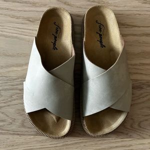 Free people suede sandals!